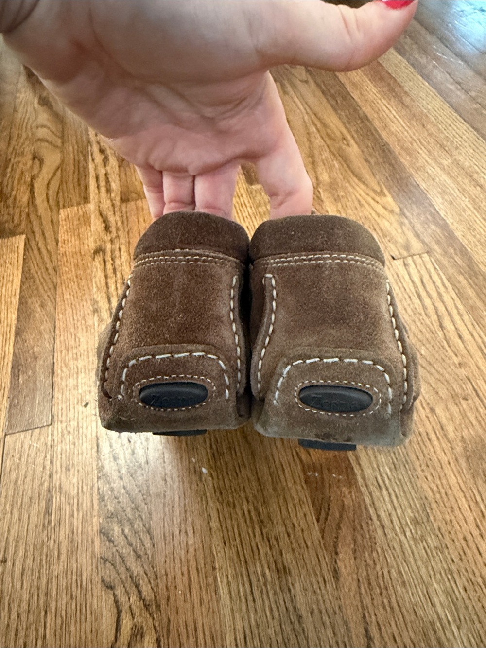 Brown Suede Men's Casual Lace-Up Shoes - Picture 3 of 4